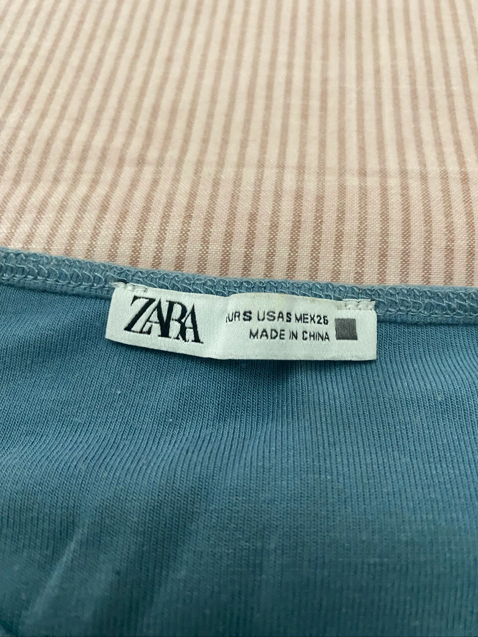 Blusa azul Zara – photo 4